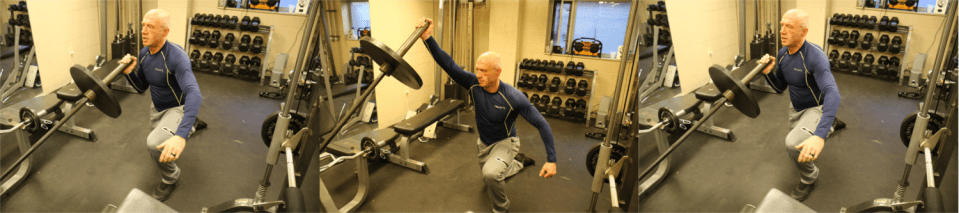 Kneeling Landmine Press